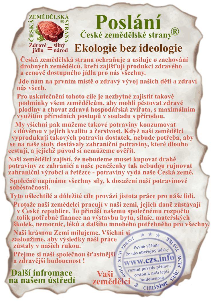 Poslání ČZS